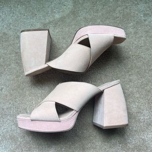 NWOT BP. Chunky Sandal Mule